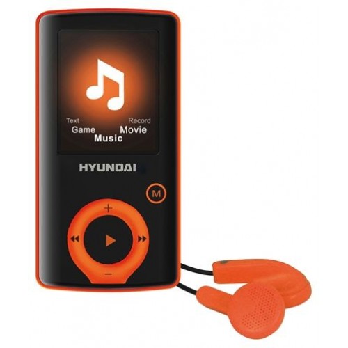 HYUNDAI MPC 883 FM MP3/MP4 Přehrávač 4 GB, oranžová