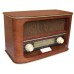 HYUNDAI RA 601 Retro radiopřijímač s CD, třešeň