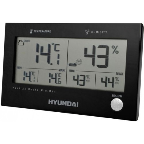 HYUNDAI WS 2215 Meteorologická stanice, černá HYUNDAI WS 2215 Meteorologická stanice, černá