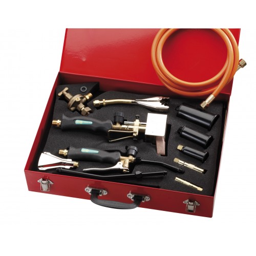 MEVA Souprava 7 hořáků, 2 rukojeti, ventil, pájka, I112