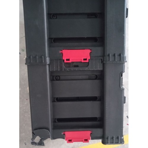 VÝPRODEJ KETER Box na nářadí 6 zásuvek 56,5x75x29cm černý 17201228 POŠKOZENÁ VELKÁ ZÁSUVKA!!!