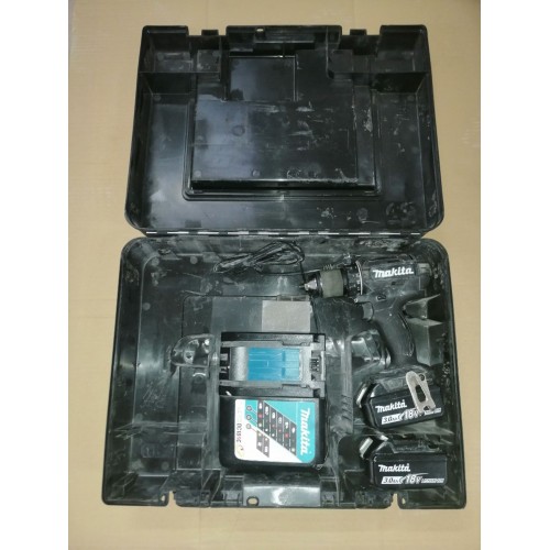 VÝPRODEJ MAKITA DDF482RFEB Aku vrtací šroubovák černý 2x Li-ion LXT 18V/3,0 Ah PO SERVISE,FUNKČNÍ!!