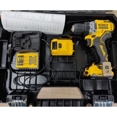 VÝPRODEJ DeWALT DCD701D2 Aku bezuhlíková vrtačka12V 2,0Ah PO SERVISE!!