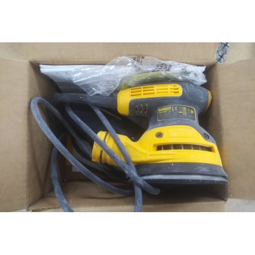 VÝPRODEJ DeWALT DWE6423 Excentrická bruska (280W/125mm) 1x POUŽITO, ŠPINAVÁ, ODŘENÁ!!