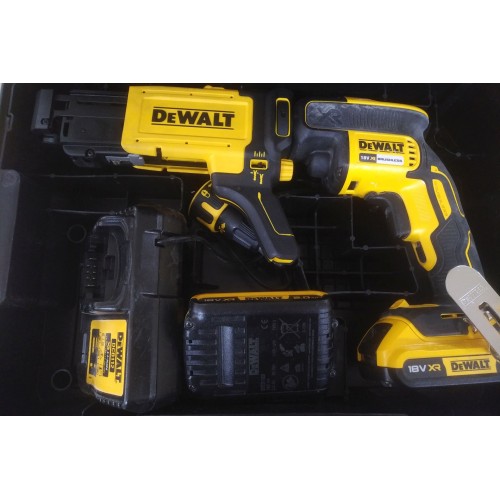 VÝPRODEJ DeWALT DCF620D2K Bezuhlíkový šroubovák na sádrokarton XR (30Nm/18V/2x2,0Ah) kufr Tstak PO SERVISE, POUŽITÉ!!