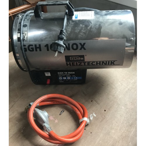 VÝPRODEJ GÜDE GGH 10 INOX Horkovzdušná plynová turbína 85005, PO SERVISE, POUŽITÉ!!!