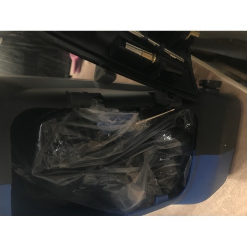 VÝPRODEJ SCHEPPACH AIRCASEbezolejový kompresor 5906118901, PRASKLÝ MODRÝ KRYT,PLNĚ FUNKČNÍ!!!