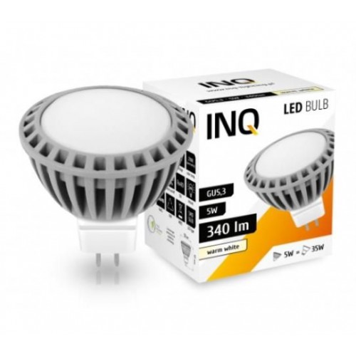 INQ LED žárovka, MR16 5W teplá bílá IN051014
