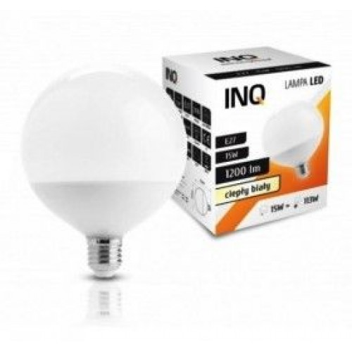 INQ LED žárovka, GLOBE E27 15W A120, teplá bílá IN711981 INQ LED žárovka, GLOBE E27 15W A120, teplá bílá IN711981