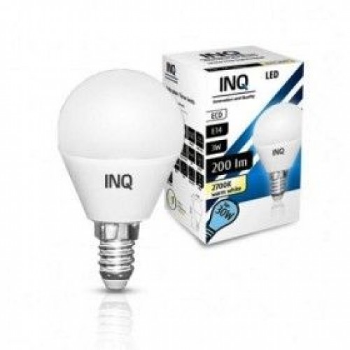 INQ LED žárovka, E14 ilum.3W P45, teplá bílá IN712285 INQ LED žárovka, E14 ilum.3W P45, teplá bílá IN712285