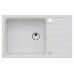 ALVEUS INTERMEZZO 130 granitový dřez, 780 x 480 mm, bílý