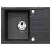 ALVEUS INTERMEZZO 30 granitový dřez, 620 x 480 mm, černý