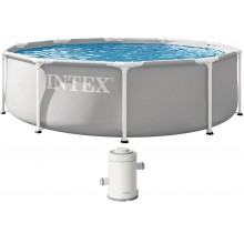 INTEX PRISM FRAME Kulatý bazén 305 x 76 cm s kartušovou filtrací 220-240V 26702ND
