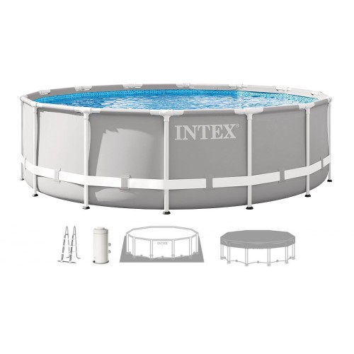 INTEX PRISM FRAME Kulatý bazénový set 427 x 107 cm s filtrací 220-240V 26720NP INTEX PRISM FRAME Kulatý bazénový set 427 x 107 cm s filtrací 220-240V 26720NP