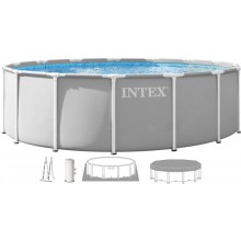 INTEX PRISM FRAME Kulatý bazén 457 x 122 cm s kartušovou filtrací 220-240V 26726ND