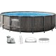 INTEX GREYWOOD PRISM FRAME Kulatý bazén 549 x 122 cm s kartušovou filtrací 220-240V 26744NP