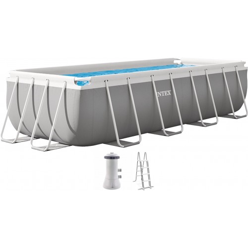 INTEX PRISM FRAME Obdélníkový bazén 400 x 200 x 100 cm s kartušovou filtrací 12V 26788GN INTEX PRISM FRAME Obdélníkový bazén 400 x 200 x 100 cm s kartušovou filtrací 12V 26788GN