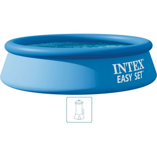 INTEX Easy Set Pool Bazén 244 x 61 cm s kartušovou filtrační pumpou 28108NP INTEX Easy Set Pool Bazén 244 x 61 cm s kartušovou filtrační pumpou 28108NP