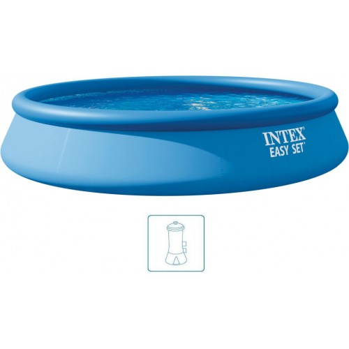 INTEX Easy Set Pool Bazén 457 x 84 cm s kartušovou filtrační pumpou 28158NP