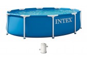 INTEX METAL FRAME Bazén 305 x 76 cm s filtrací 220-240V 28202ND INTEX METAL FRAME Bazén 305 x 76 cm s filtrací 220-240V 28202ND
