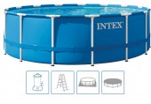 INTEX METAL FRAME Bazén 457 x 122 cm s filtrací 12V 28242GN