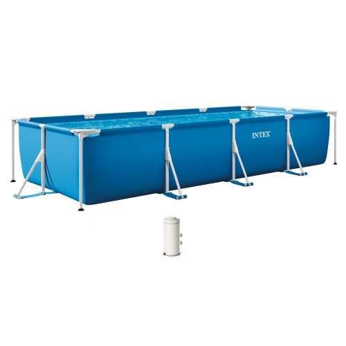INTEX SMALL FRAME POOLS Bazén 450 x 220 x 84 cm s kartušovou filtrační pumpou 28274NP INTEX SMALL FRAME POOLS Bazén 450 x 220 x 84 cm s kartušovou filtrační pumpou 28274NP