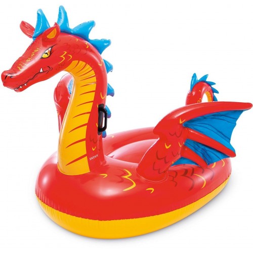 INTEX Nafukovací zvířátko Dragon Ride-On červená 57577NP