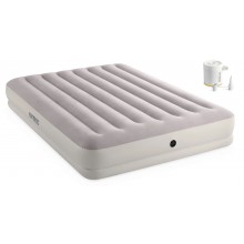 INTEX QUEEN PRESTIGE MID-RISE Nafukovací postel s USB pumpou 152 x 203 x 30 cm 64179