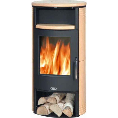 ABX Island 7 Aqua, krbová kamna na dřevo s teplov. vým., černý plech+pískovec,vč. h. desky ABX Island 7 Aqua, krbová kamna na dřevo s teplov. vým., černý plech+pískovec,vč. h. desky