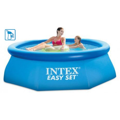 INTEX Easy Set Pool Bazén 244 x 76 cm s kartušovou filtrační pumpou 28112GN