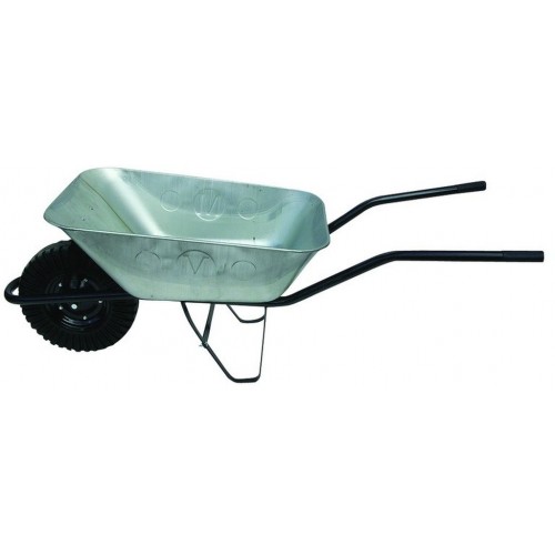 J.A.D. TOOLS Kolečko stavební s pryžovým kolem a pozinkovanou korbou 80 l J.A.D. TOOLS Kolečko stavební s pryžovým kolem a pozinkovanou korbou 80 l