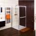 RONAL JAT JAZZ-Line boční stěna v 90° pro JA1, 90-120 cm, aluchrom/linie JATSM45051