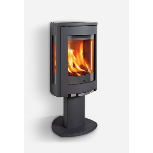 Jotul F 373 CB krbová kamna černý lak, topeniště s litinovou nohou 350972+350974