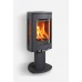 Jotul F 373 CB krbová kamna černý lak, topeniště s litinovou nohou 350972+350974