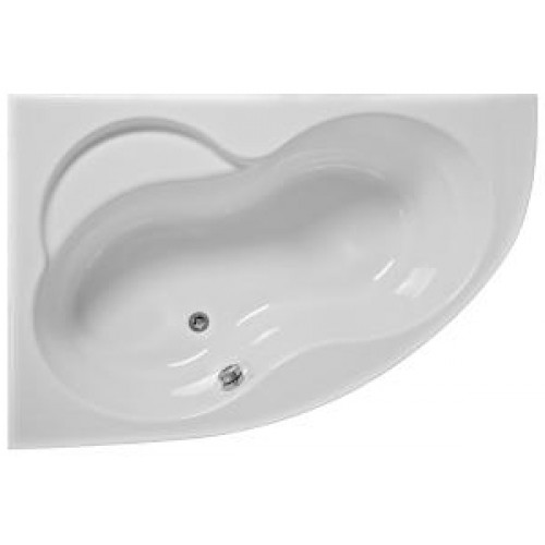 Jika MIO Vana asymetrická 1600 x 1050 mm, levá, včetně podpěr 2.4571.9.000.000.1