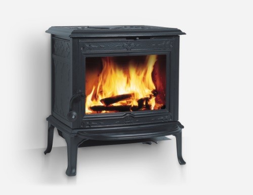 Jotul F 100 CB krbová kamna černý lak, SE bez příček ve dvířkách 350794