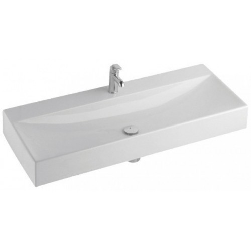 KOLO Quattro umyvadlo 120 cm, s otvorem pro baterii, bez přepadu, Reflex K61421900