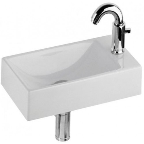 KOLO Quattro umývátko 40 cm, s otvorem pro baterii vpravo, bez přepadu, Reflex K62440900