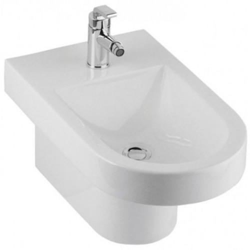 KOLO Quattro bidet závěsný s otvorem pro baterii, bez přepadu, Reflex K65110900