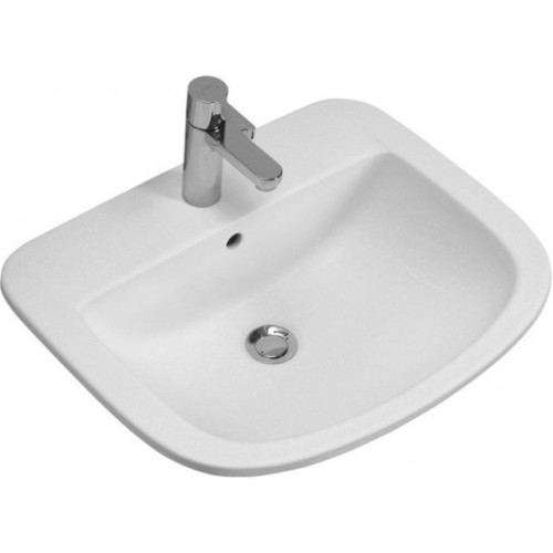 KOLO Primo umyvadlo zápustné 56 cm, s otvorem pro baterii, s přepadem K81656