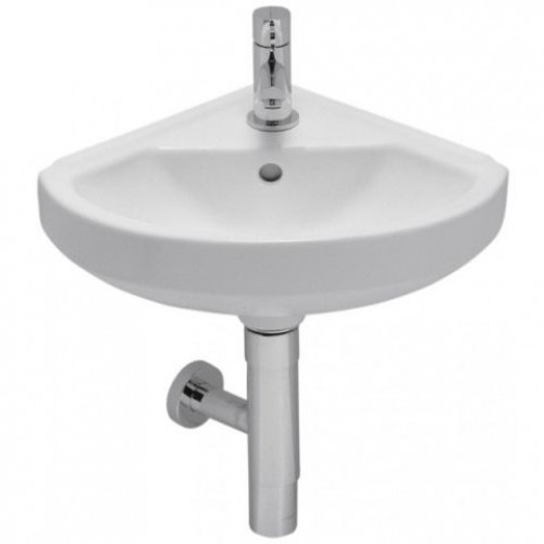 KOLO Primo umývátko rohové, s otvorem pro baterii, s přepadem K82745000