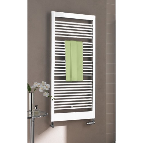 Kermi Credo-Uno koupelnový radiátor BH 1169x35x640mm QN650, bílá/bílá