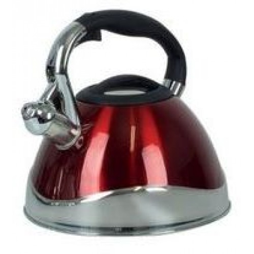 KELA Konvice pískací VARUS, nerez 3 l, červená KL-11658 KELA Konvice pískací VARUS, nerez 3 l, červená KL-11658