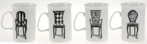 KAISERHOFF Hrnek porcelánový 300 ml, ŽIDLE KO-187839