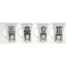 KAISERHOFF Hrnek porcelánový 400 ml, ŽIDLE KO-187840