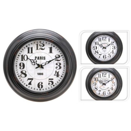 KAISERHOFF Nástěnné hodiny kovové 43cm  KO-197158