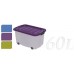 KAISERHOFF Pojizdý úložný plastový box s klip víkem 60 l 59x38x44,  KO-890274zele