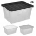 KAISERHOFF Úložný plastový box s víkem 20 l 43,5x33x33,5 cm KO-913239cern