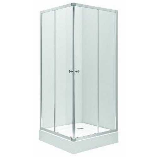 KOLO First čtvercový sprchový kout 90 x 90 cm, posuvné dveře, SATIN ZKDK90214003 KOLO First čtvercový sprchový kout 90 x 90 cm, posuvné dveře, SATIN ZKDK90214003