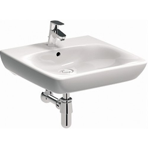 KOLO Nova Pro Bez Bariér umyvadlo pro tělesně postižené, 55 cm, s otvorem pro baterii, bez přepadu M38455000